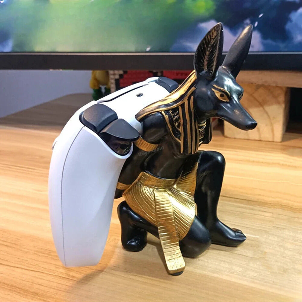 Resin Egypt Anubis God Controller Holder