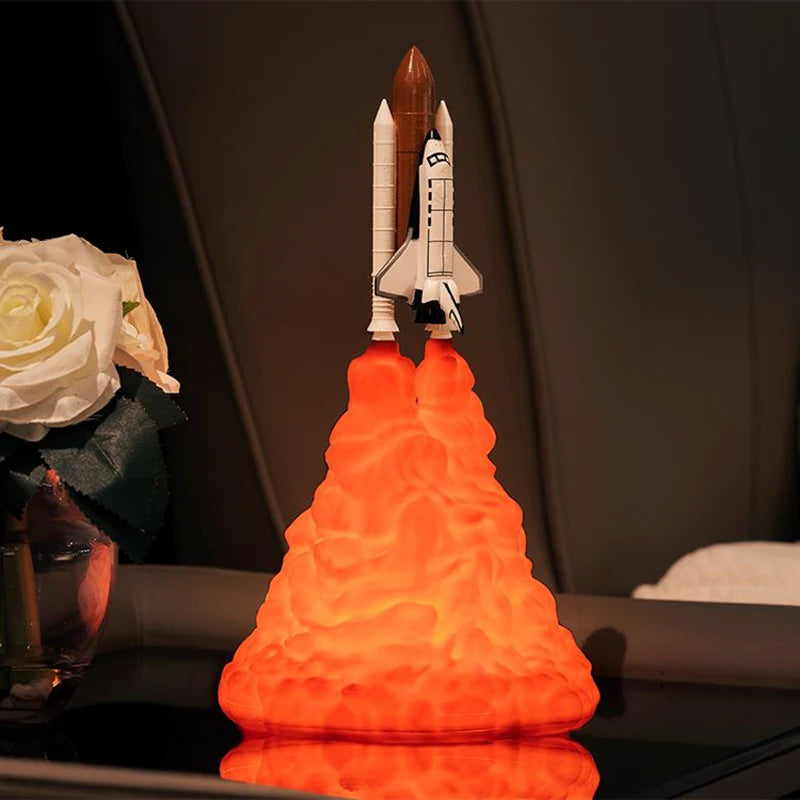 Rocket lamp