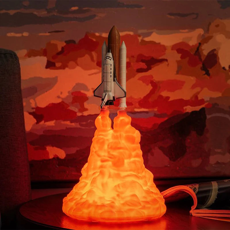 Rocket lamp