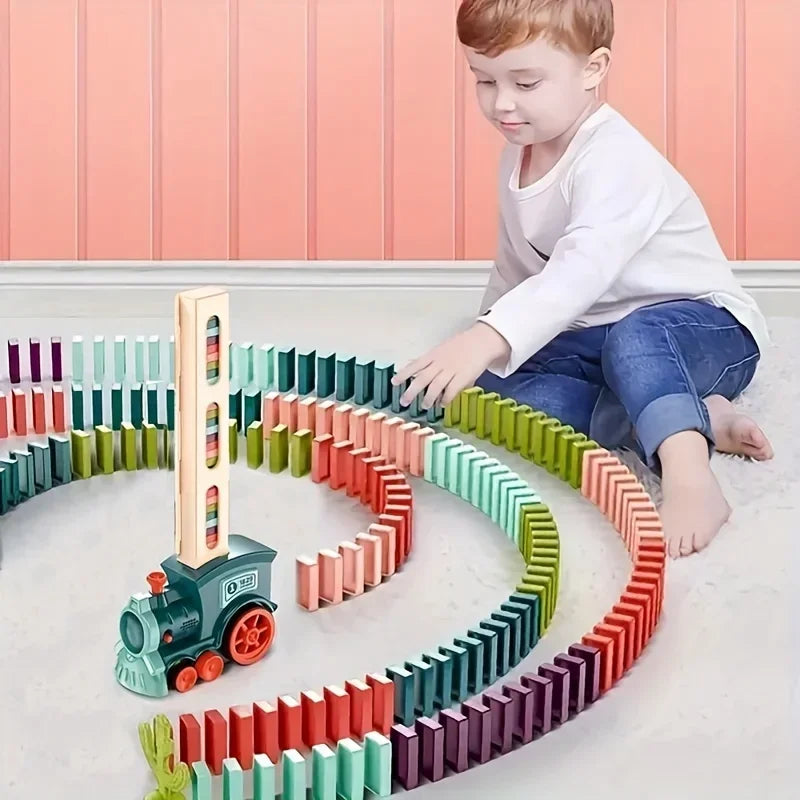 Mini automatic domino train