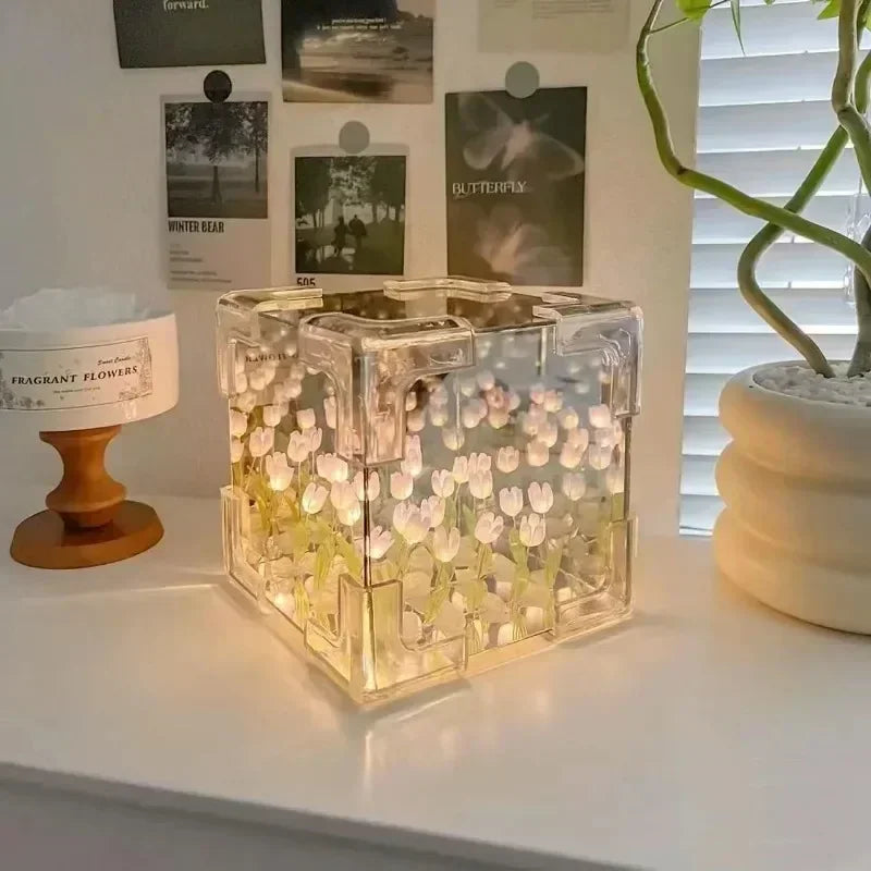 flowers night lamp