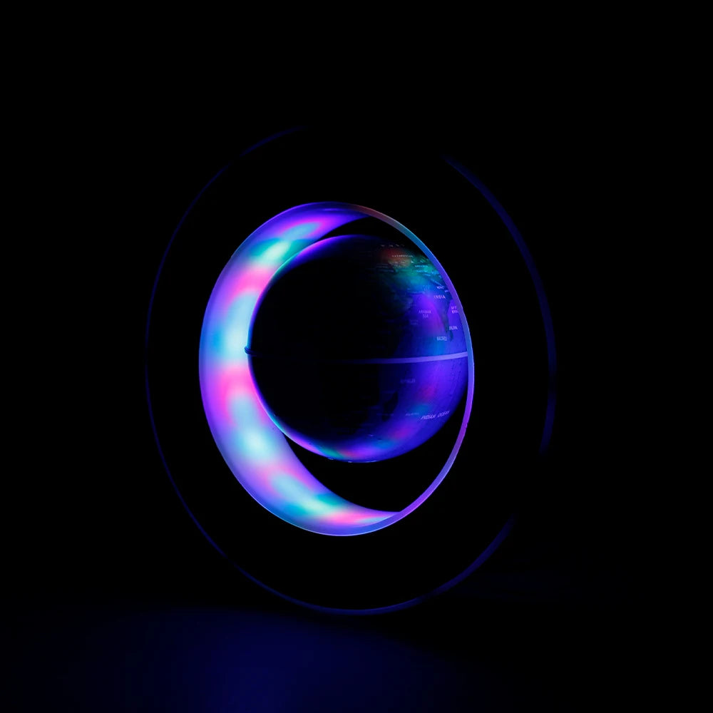 O-shape magnetic earth lamp