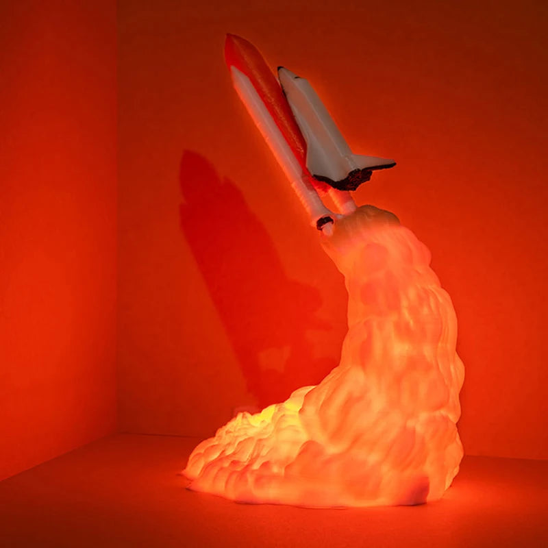 Rocket lamp