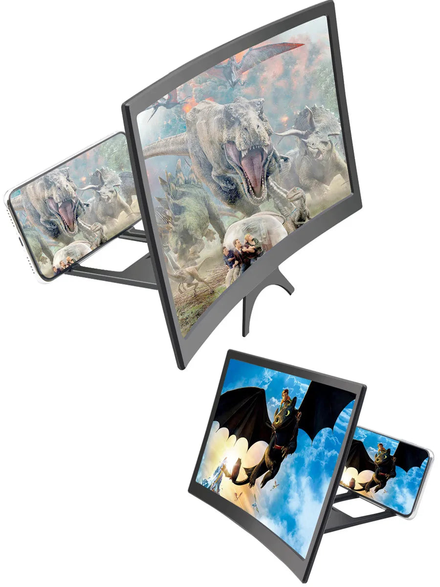 3D HD Curved Phone Screen Magnifier