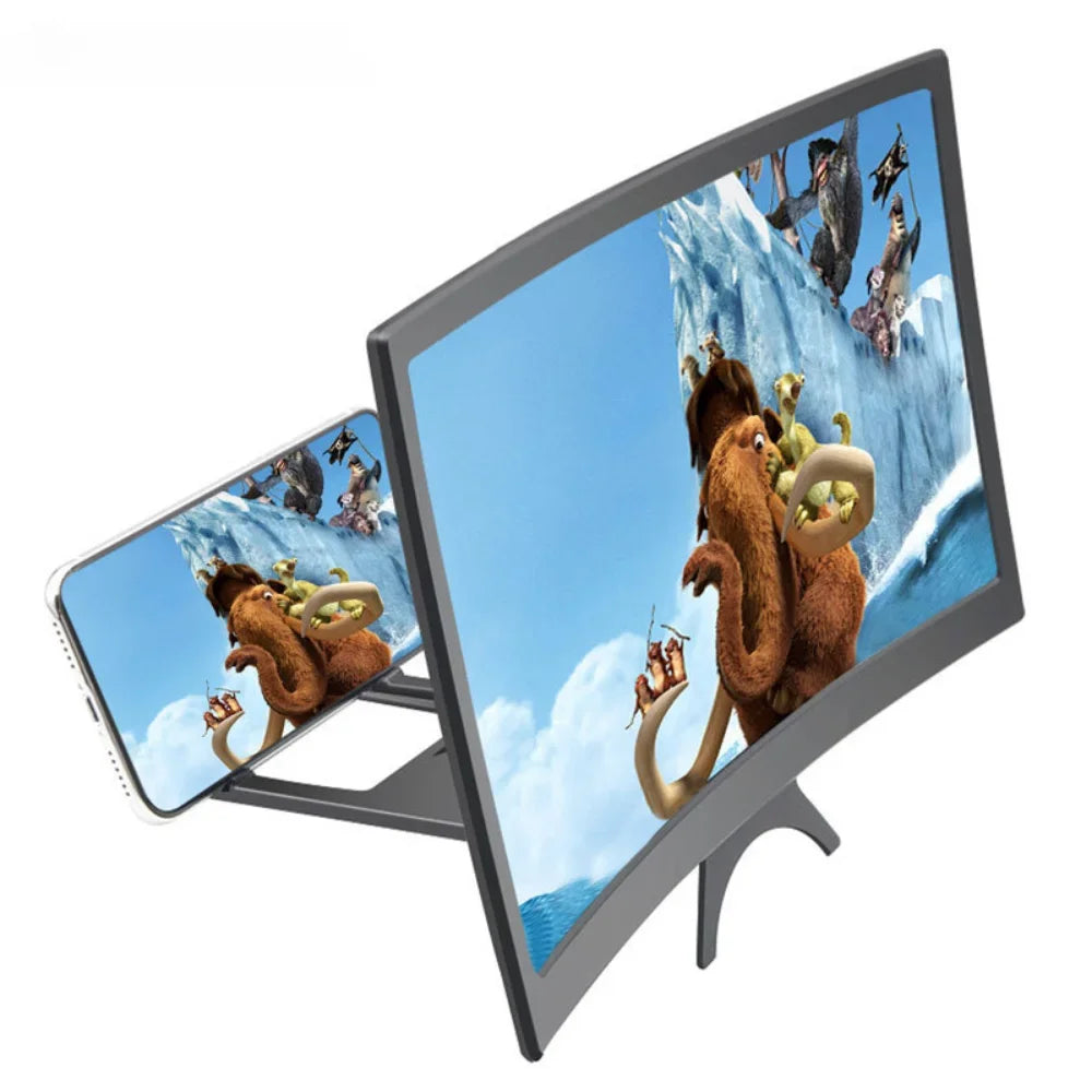 3D HD Curved Phone Screen Magnifier