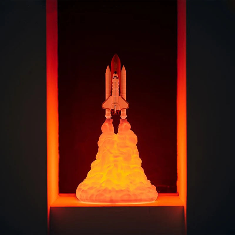 Rocket lamp