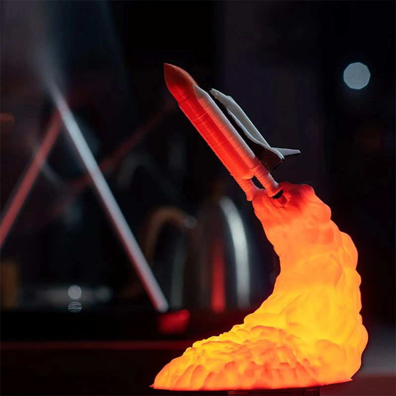 Rocket lamp